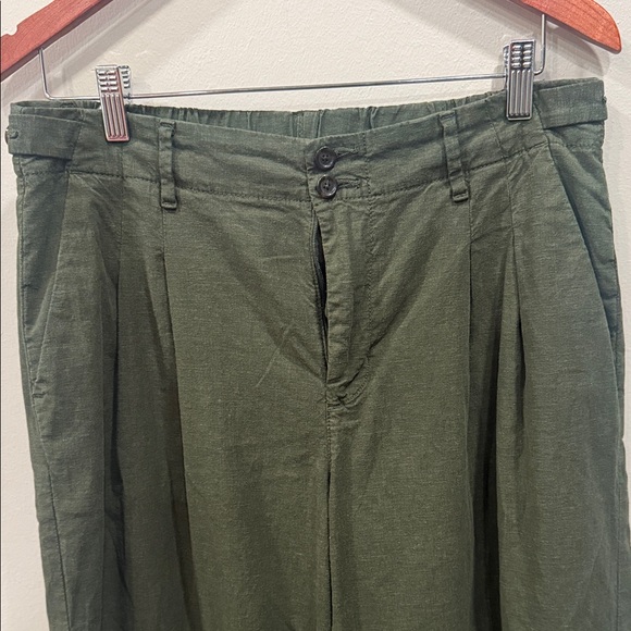 American Eagle Outfitters Olive Green Wide Leg Pant - Picture 3 of 10